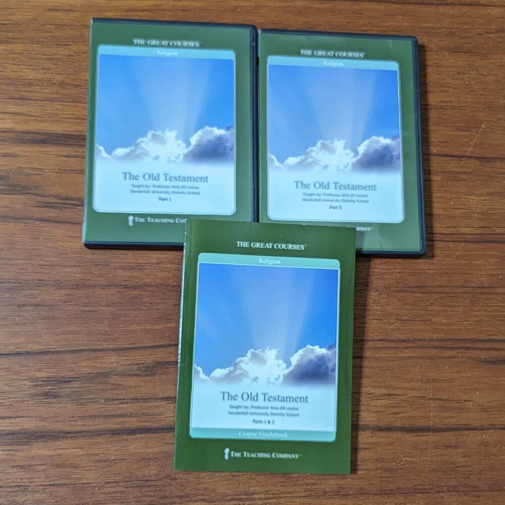 The Great Courses Old Testament Part 1 & 2 DVDs & Guidebook